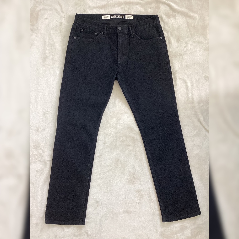 Jeans (34x32)| Old Navy | Men’s | Classic Slim Fit | Black |